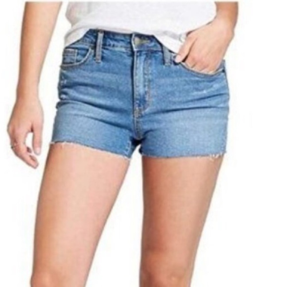 COPY - NWT Universal Thread High Rise Shortie Jean Shorts Comfort Stretch Size …